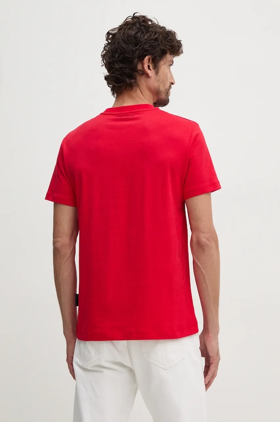 Pepe Jeans tricou din bumbac Red Bull Racing x Pepe Jeans RU500004 rosu