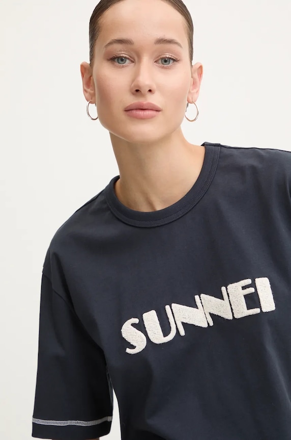 Sunnei t-shirt bawełniany RTWXJER020