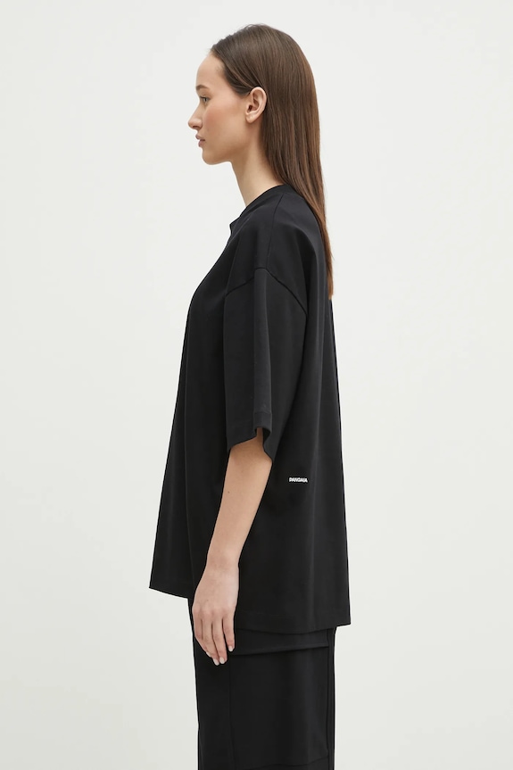 Pangaia cotton t-shirt black 10002012