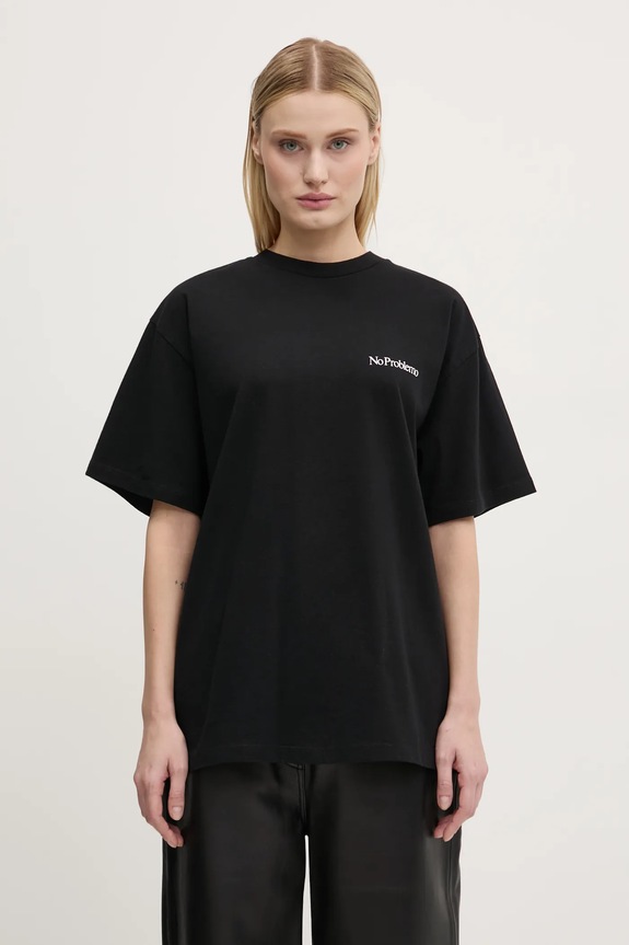 No Problemo cotton t-shirt Mini Problemo SS Tee NP60009.02 black AW24