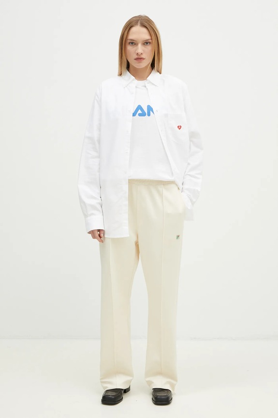 FILA+ t-shirt in cotone Milano 42FW24TT01523C007 bianco