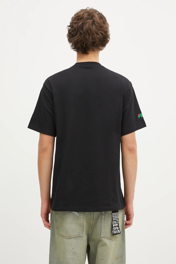 Oblečení Bavlněné tričko FILA+ Milano 42FW24TT01523C901 černá