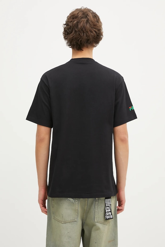 Oblečení Bavlněné tričko FILA+ Milano 42FW24TT01523C901 černá