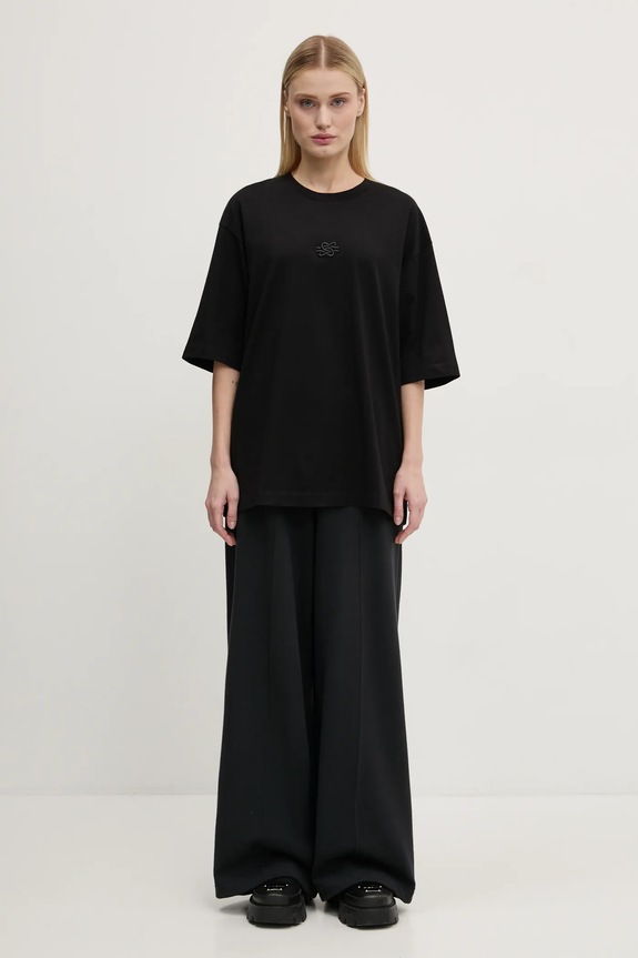 Filling Pieces t-shirt bawełniany Boxy Embroidered 74413791861