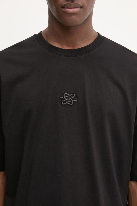 Filling Pieces t-shirt bawełniany Boxy Embroidered 74413791861