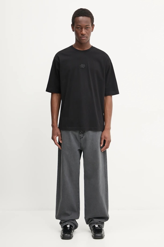 Filling Pieces t-shirt bawełniany Boxy Embroidered 74413791861