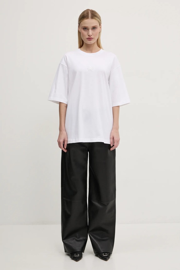 Filling Pieces T-shirt bawełniany Boxy Embroidered 74413791901