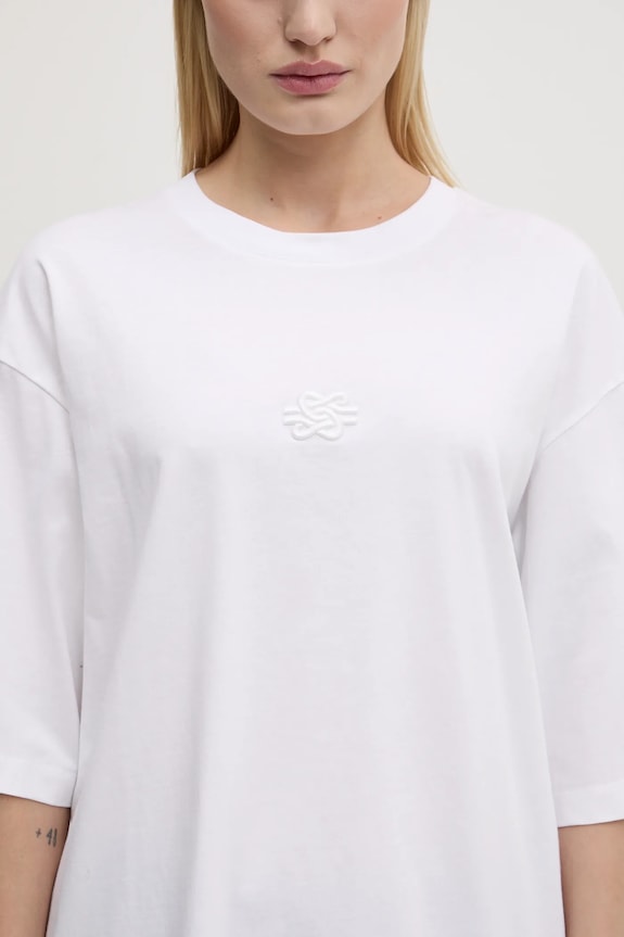 Filling Pieces T-shirt bawełniany Boxy Embroidered 74413791901