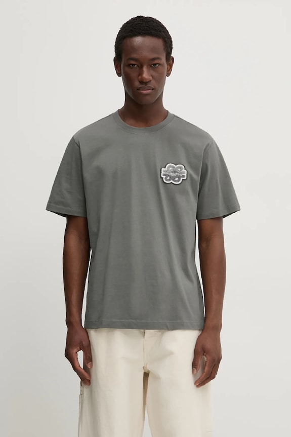 Filling Pieces cotton t-shirt Gowtu Gun relaxed gray 74433926002