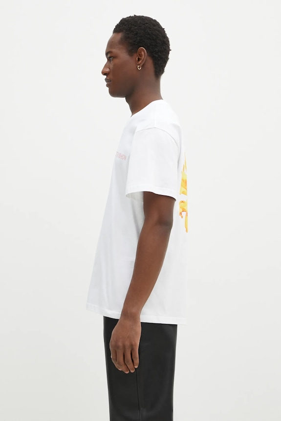 Odzież JW Anderson t-shirt bawełniany Best In Show Back Print T-Shirt JT0252.PG0772.001 biały