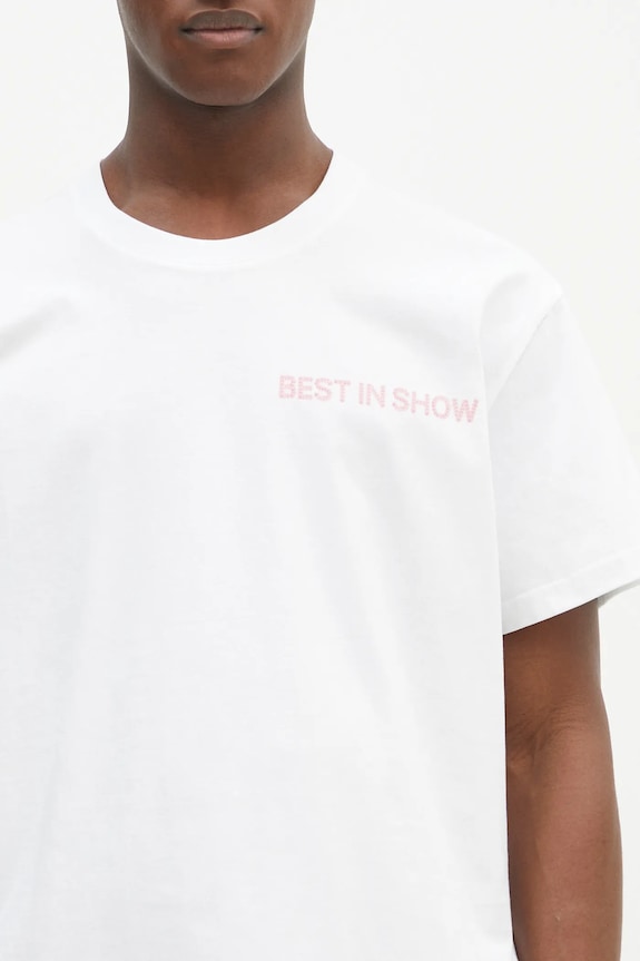 JW Anderson t-shirt bawełniany Best In Show Back Print T-Shirt JT0252.PG0772.001