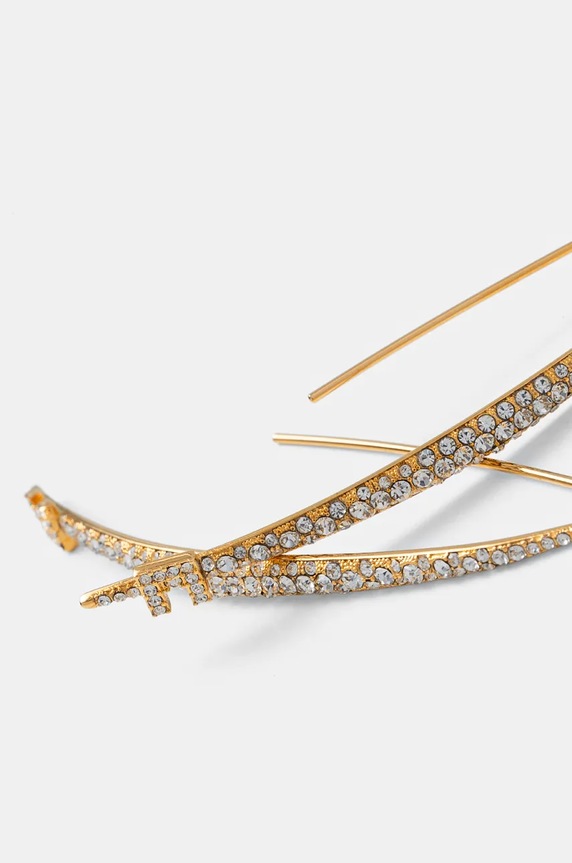 Elisabetta Franchi kolczyki OR31A56E2 złoty AW25