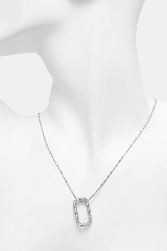 AllSaints collana 37527128RHO040 argento AW25