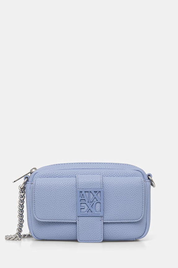 Armani Exchange torebka damska z imitacji skóry nie mieści A4 niebieski XW000324.AF11902.