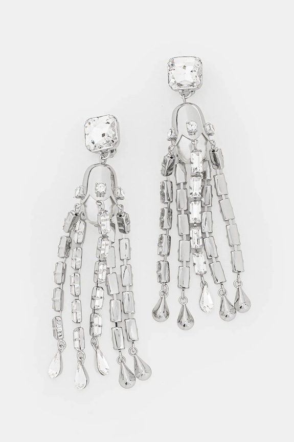 Naušnice na klipse Weekend Max Mara CALLAS Gift Box srebrna 2525756095600