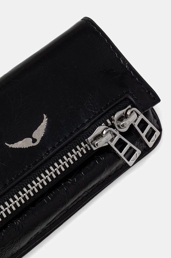 ZADIG&VOLTAIRE breloc de piele LWOG02282 negru AW25