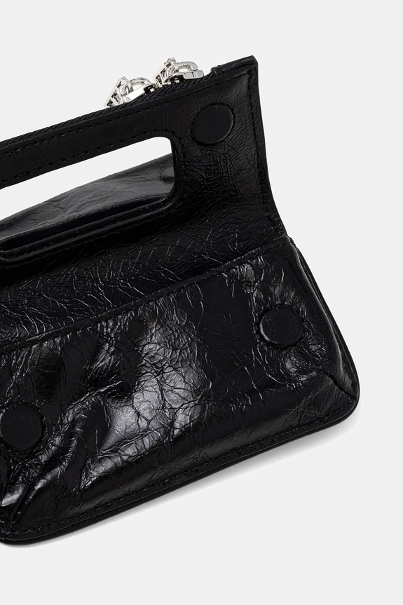 Accesorii ZADIG&VOLTAIRE breloc de piele LWOG02282 negru