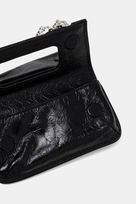 Accesorii ZADIG&VOLTAIRE breloc de piele LWOG02282 negru