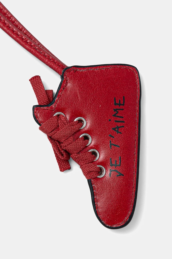ZADIG&VOLTAIRE brelok skórzany LWOG02274 czerwony AW25