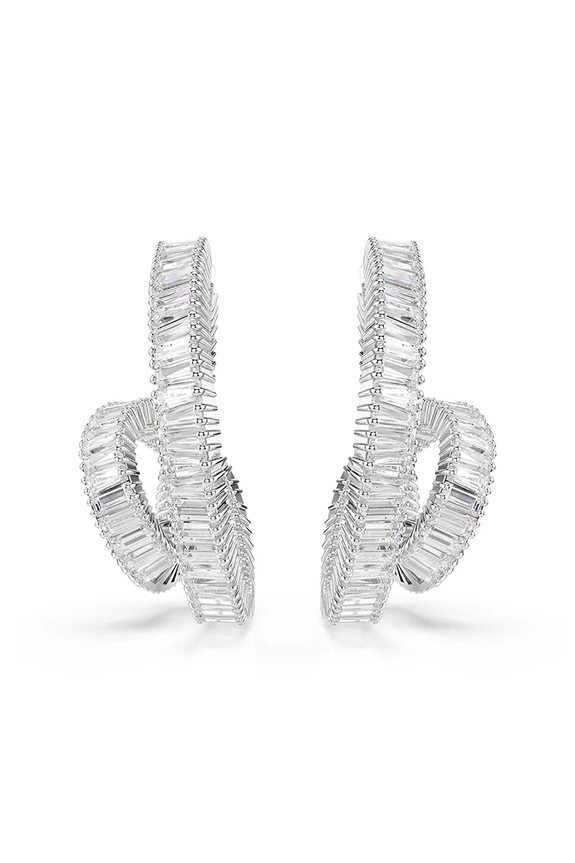 Swarovski cercei MATRIX 5727113 argintiu AW25