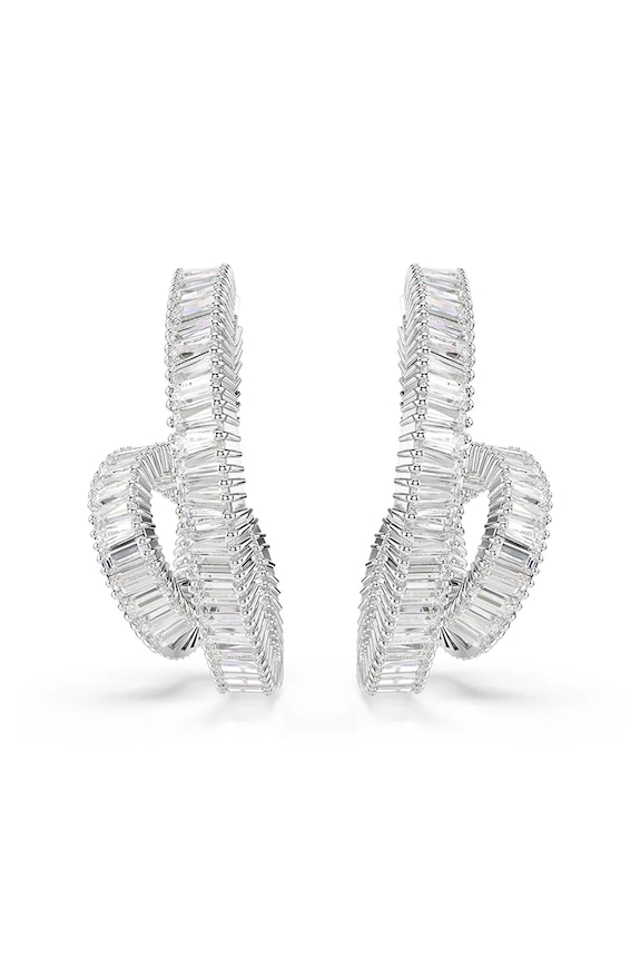 Swarovski cercei MATRIX 5727113 argintiu AW25