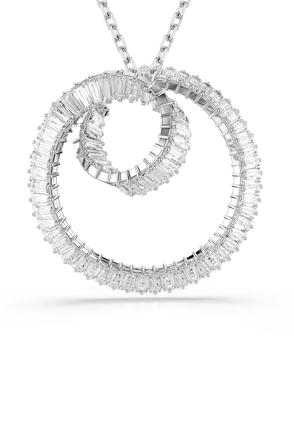 Swarovski colier MATRIX Cristal Swarovski argintiu 5727114