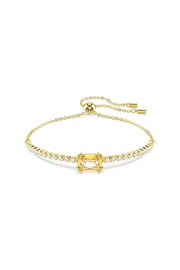 Swarovski brățară MATRIX zirconiu cubic aur 5730699