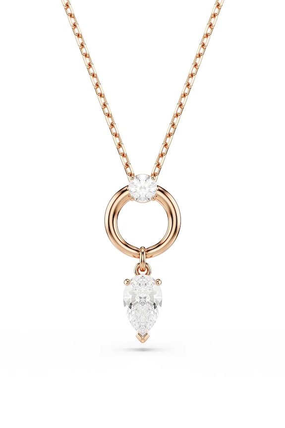 Swarovski colier si cercei MESMERA 5733808 aur