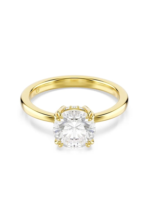 Swarovski pierścionek STILLA cyrkonia złoty 5723334