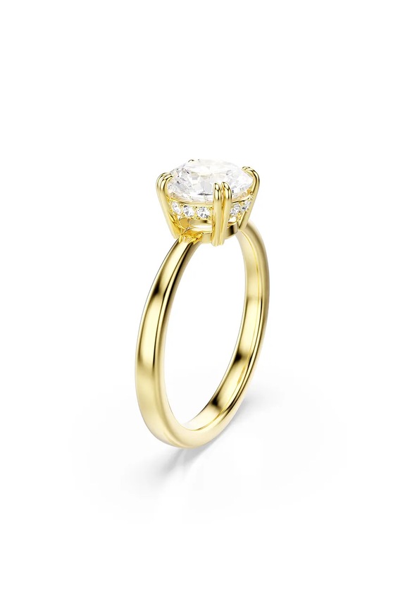 Akcesoria Swarovski pierścionek STILLA 5723334 złoty