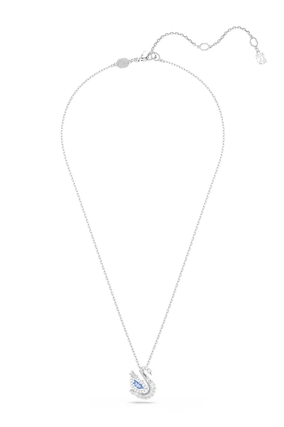 Swarovski naszyjnik SWAN 5723389 srebrny AW25
