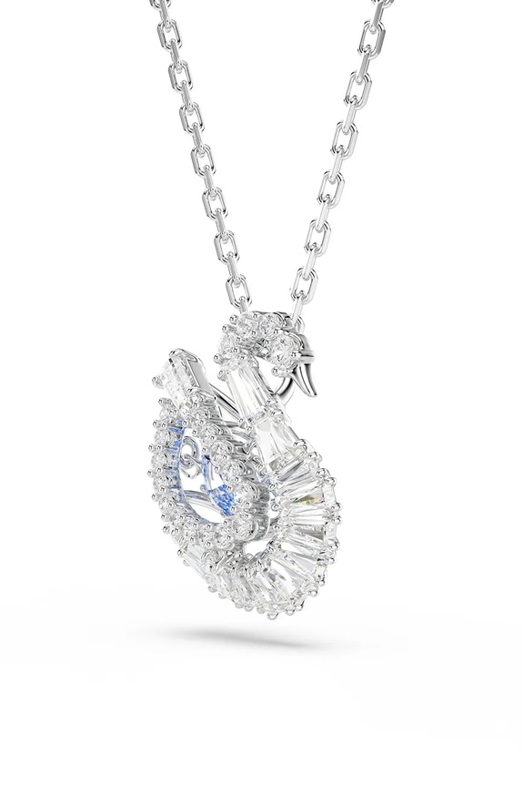 Swarovski naszyjnik SWAN srebrny 5723389
