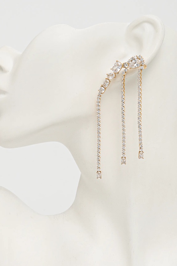 Guess kolczyki CHANDELIER JUBE05.362JW złoty AW25