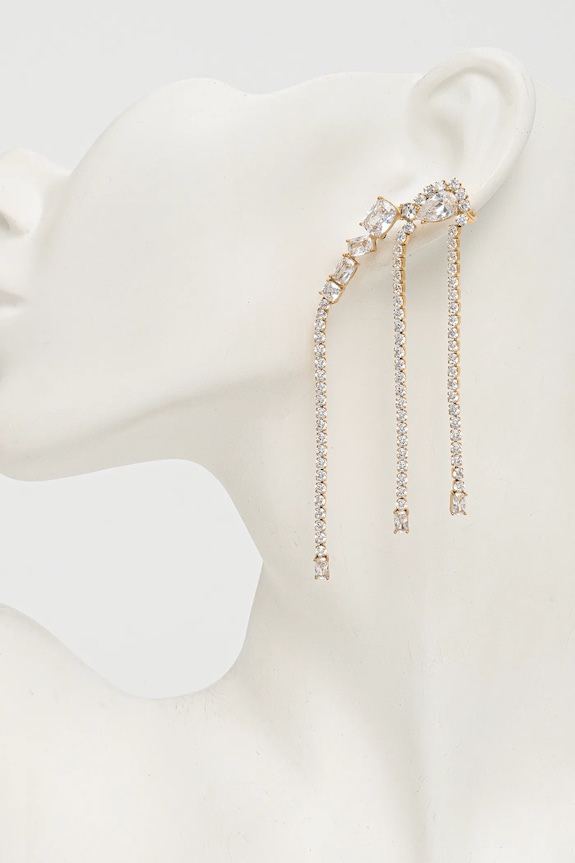 Guess kolczyki CHANDELIER JUBE05.362JW złoty AW25