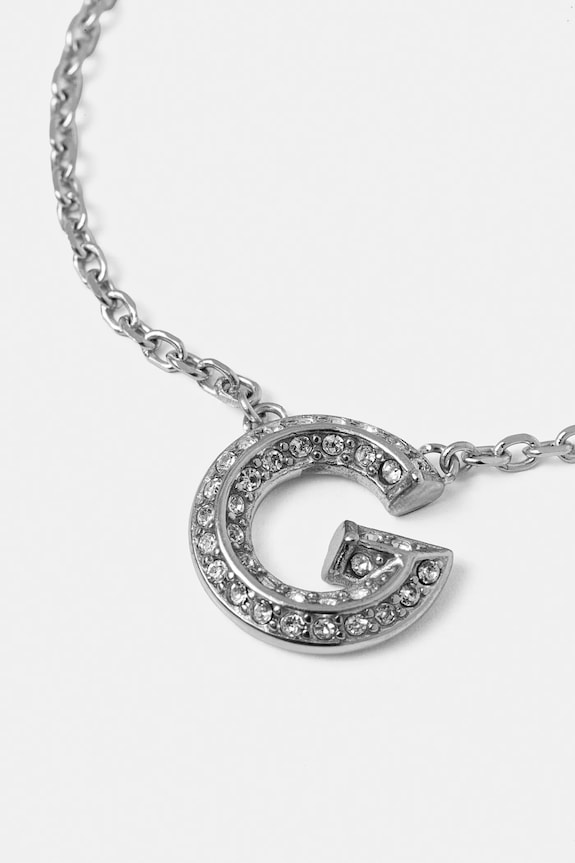 Guess colier G CRYSTAL JUBN05.441JW argintiu AW25