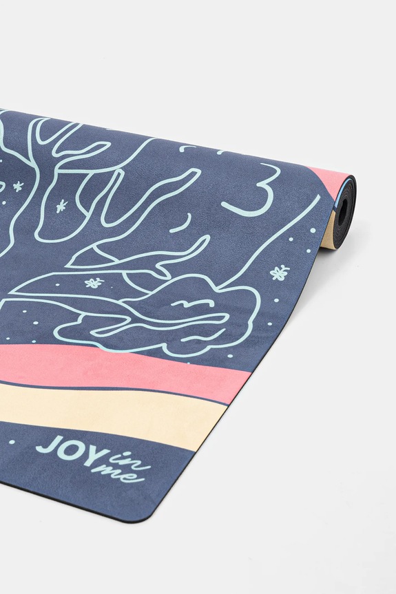 Accesorii JOYINME saltea de yoga Mata FLOW Butterfly Effect Mata.FLOW.Butterfly.Eff albastru
