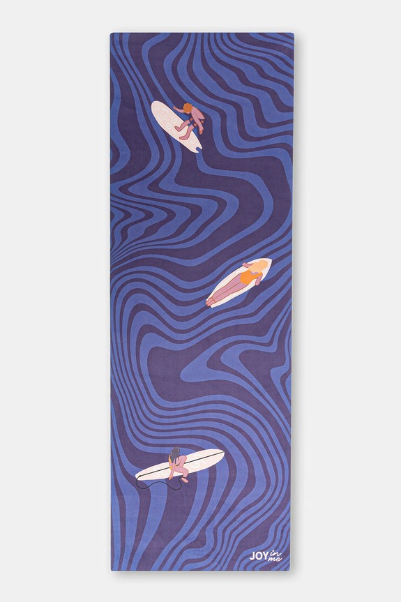JOYINME tappetino joga Mata FLOW Coated Surf Life Planet friendly blu Mata.FLOW.Coated.Surf