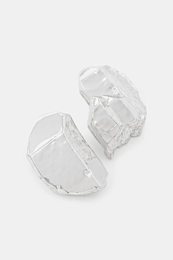 Náušnice MM6 Maison Margiela strieborná SM7VG0107.P8604.951