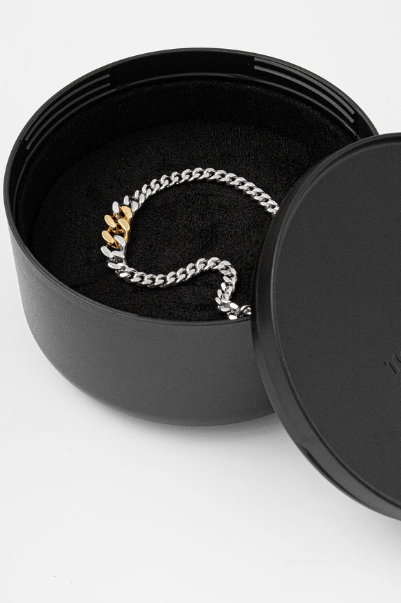 Accesorii Tom Wood bratara de argint Dean Bracelet Duo 101252 aur