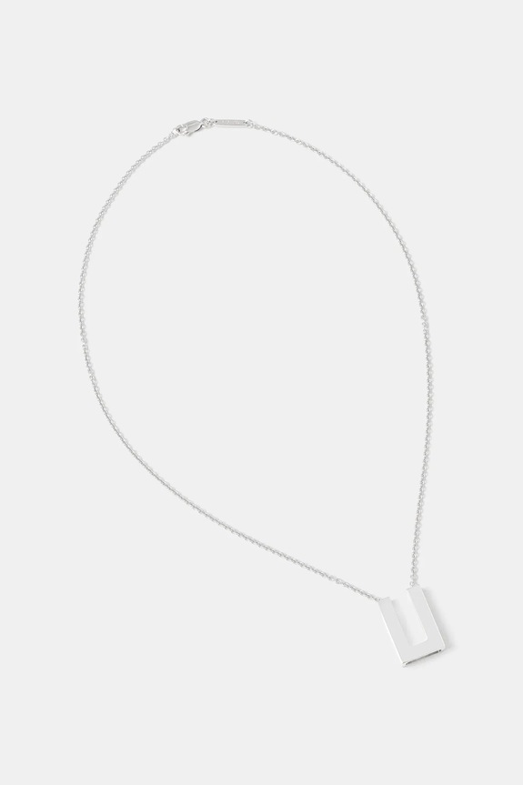 Tom Wood colier de argint Square Pendant argint argintiu 101427