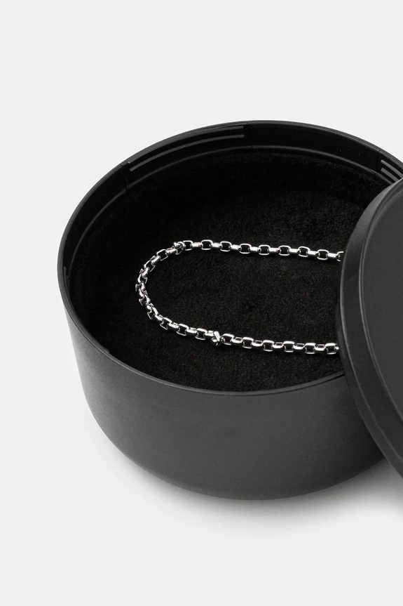 Tom Wood naszyjnik srebrny Lee Chain Thick srebrny 101492