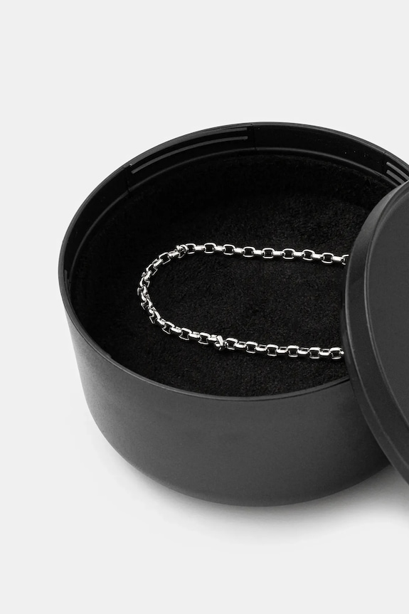 Tom Wood naszyjnik srebrny Lee Chain Thick srebrny 101492