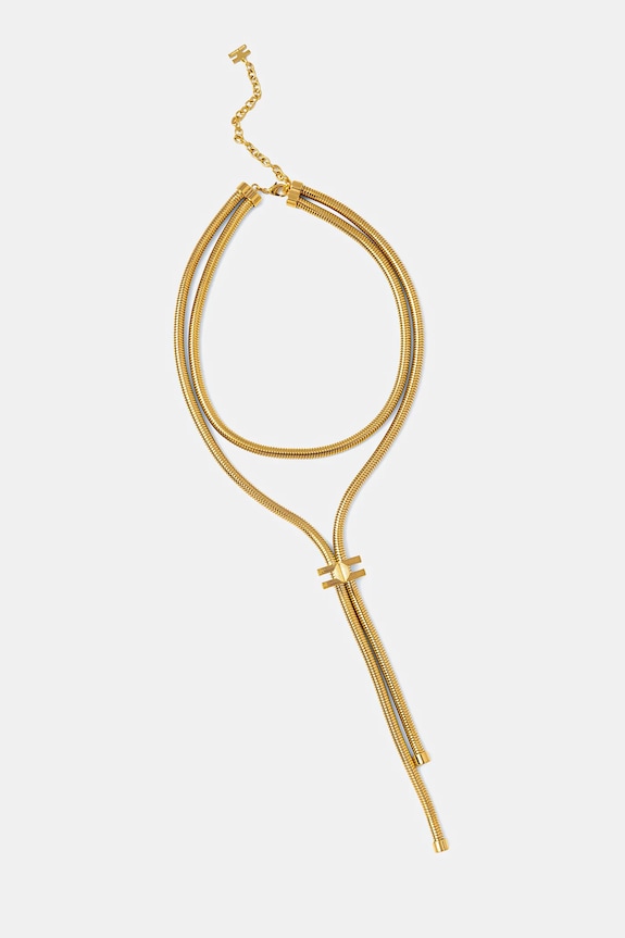Elisabetta Franchi collana altro oro CO57A57E2