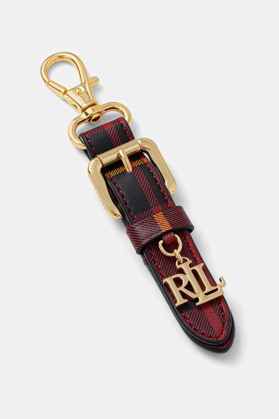 Шкіряний брелок Lauren Ralph Lauren бордо 432981400