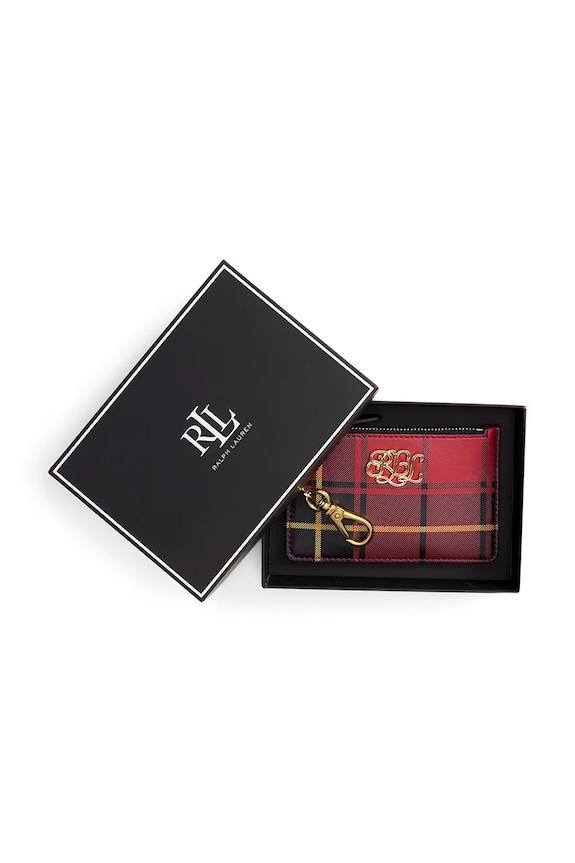 Accesorii Lauren Ralph Lauren husă din piele pentru carduri 432982046 negru