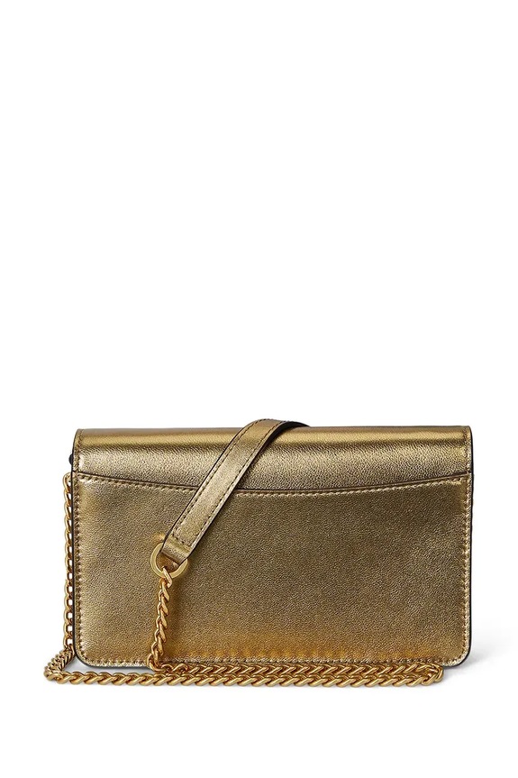 Accessori Lauren Ralph Lauren borsa a mano in pelle 432P02411 oro