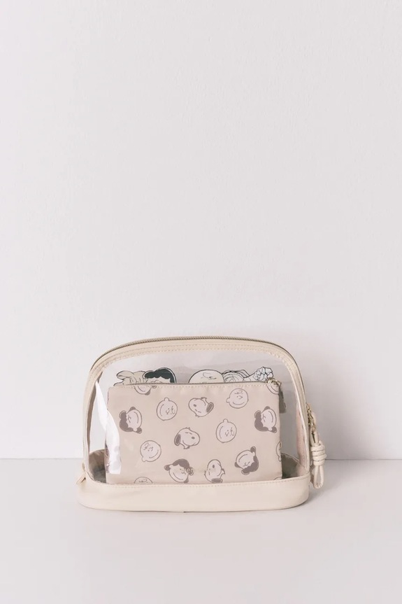 women'secret borsa da toilette pacco da 3 4842954 beige AW25
