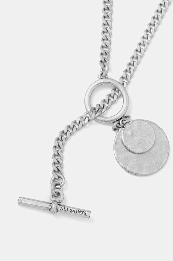 AllSaints nyaklánc 37347538SLV041 ezüst AA00