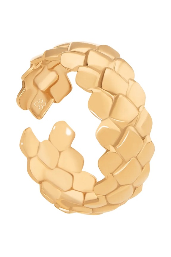 Lilou inel placat cu aur Snake aur 262/PIE/NO2/PO
