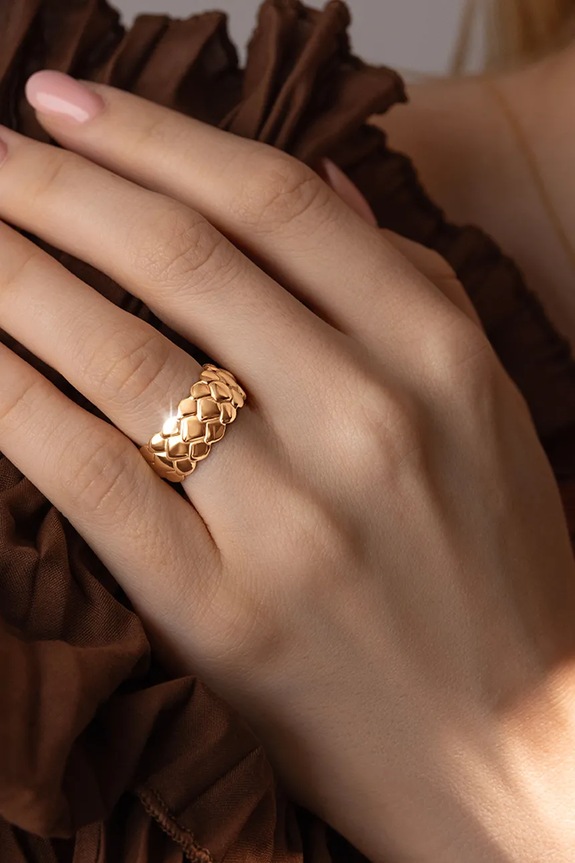 Lilou inel placat cu aur Snake 262/PIE/NO2/PO aur AW25